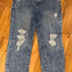 Girls Tractr Distressed Jeans